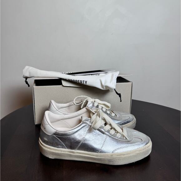 Golden Goose Soul-Star Metallic Leather Sneakers - Size 36 - Picture 10 of 10